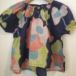 Tea Girls' Floral Sleeveless Top